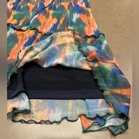 Urban Outfitters Moxie Mesh Mini Slip Dress Sz: L - Picture 11 of 16